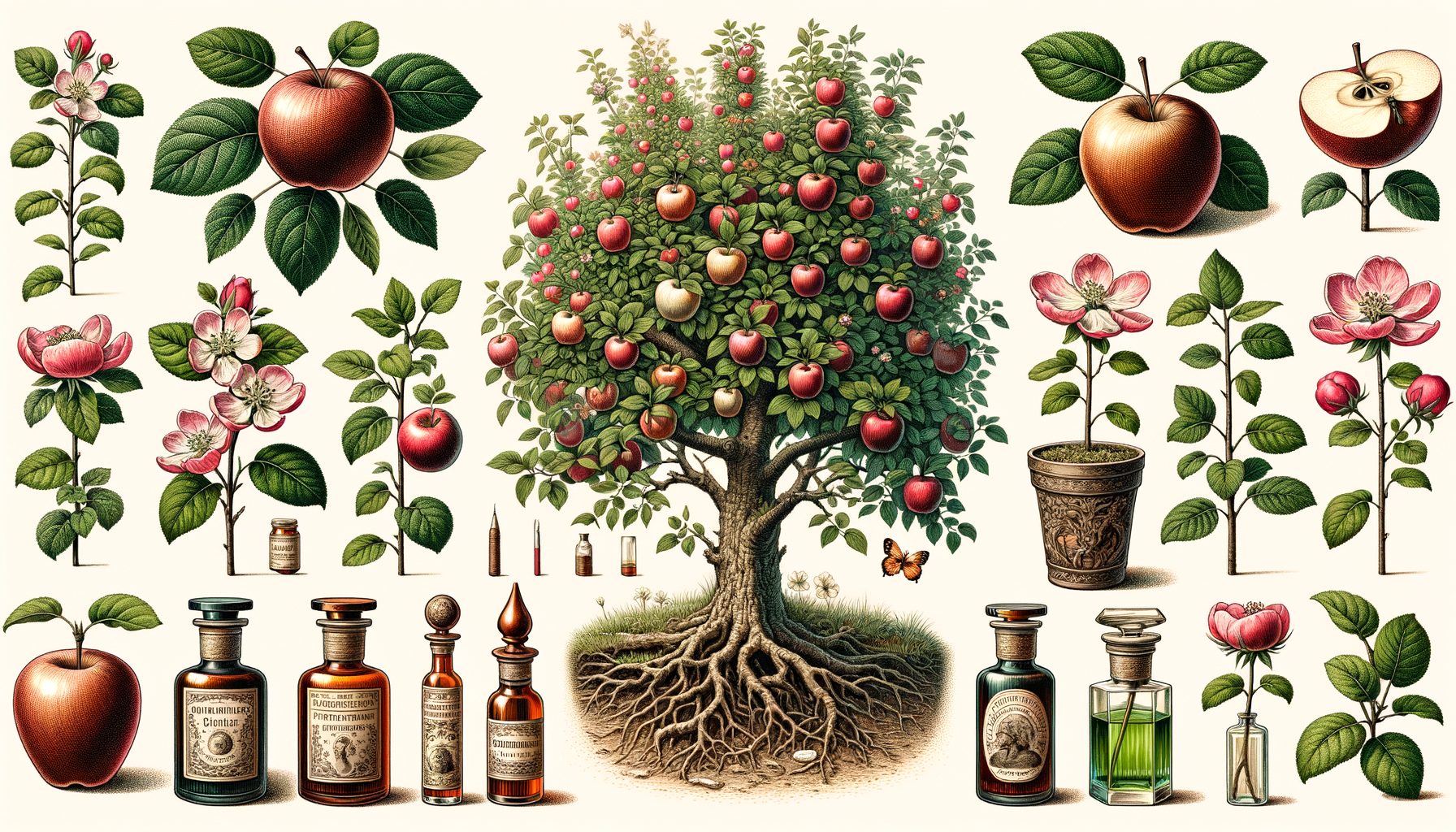 De Geschiedenis van Appelbomen: Medicinaal Gebruik, Parfumerie en Sierplanten