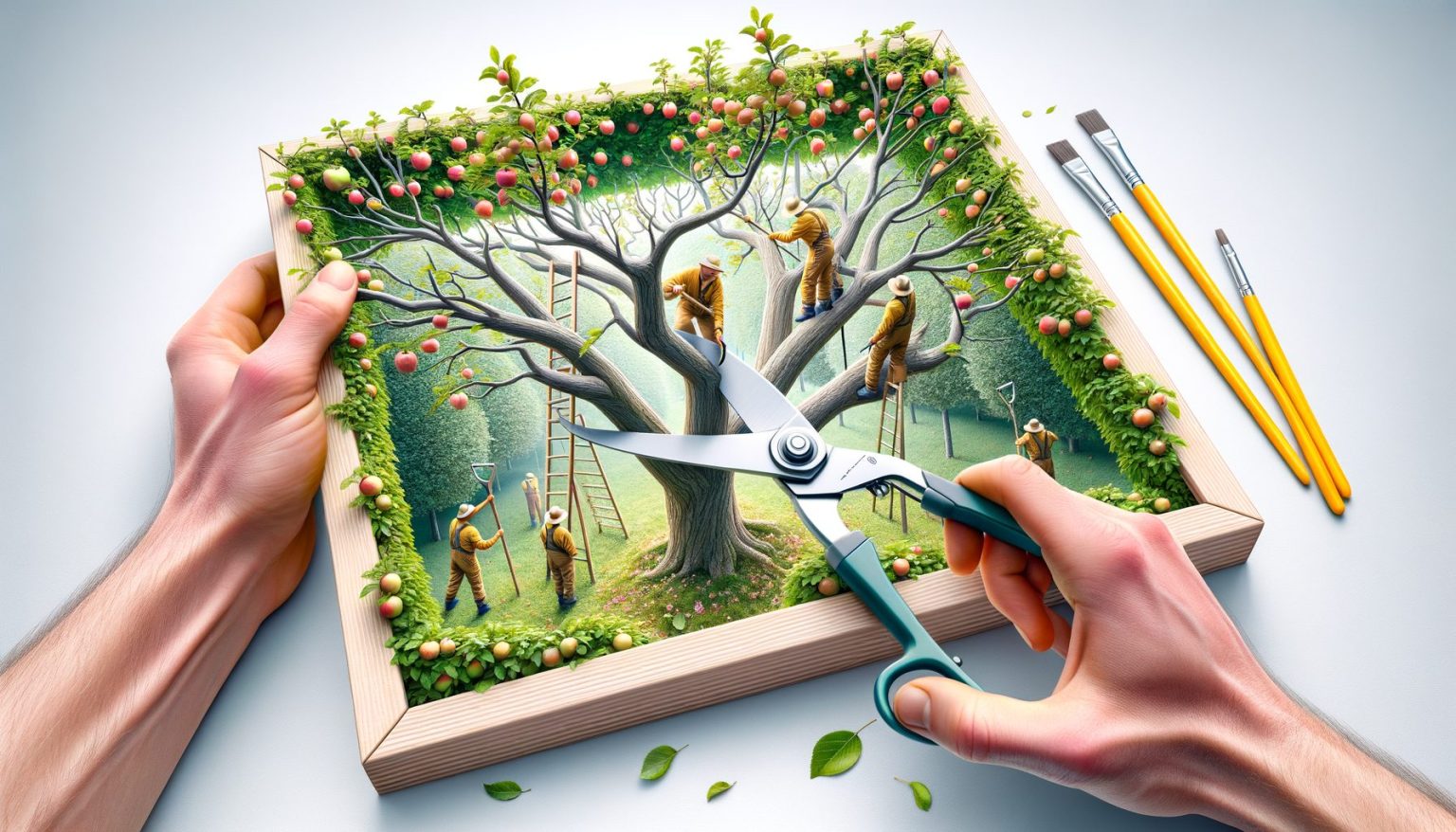 Hoe takken van een appelboom te snijden zonder schade aan te richten