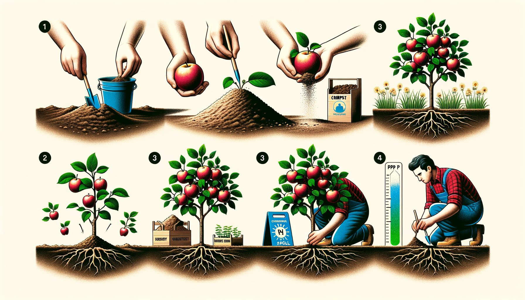 Hoe zorg je voor de ideale bodem voor je appelboom?