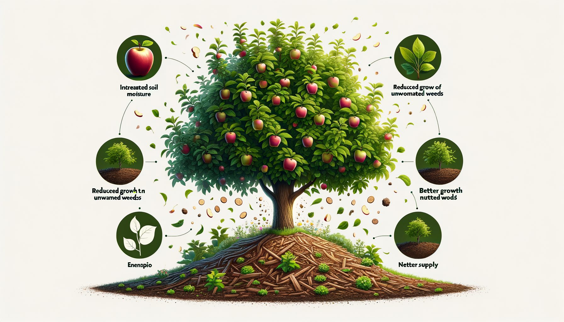 Voordelen van Mulchen voor de Appelboom